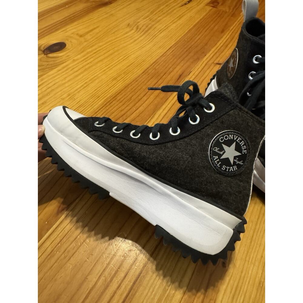 🔥 Converse Chuck Taylor All Star Run Star Hike High Black Ice SIZE M 5 W 6.5 - Picture 8 of 13